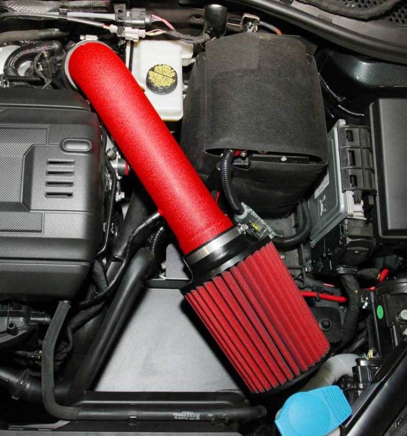 AEM 2015 Volkswagen Golf GTI 2.0L Cold Air Intake System Wrinkle Red - eliteracefab.com