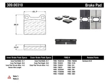 Load image into Gallery viewer, STOPTECH PERFORMANCE 98-04 VOLVO C70/98-00 V70 REAR BRAKE PADS, 309.00310 - eliteracefab.com