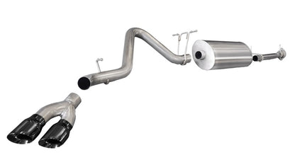Corsa 11-12 Chevrolet Silverado Crew Cab/Std. Bed 2500 6.0L V8 Black Sport Cat-Back Exhaust CORSA Performance