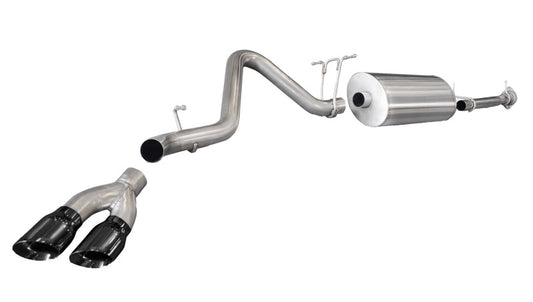 Corsa 11-12 Chevrolet Silverado Crew Cab/Std. Bed 2500 6.0L V8 Black Sport Cat-Back Exhaust CORSA Performance