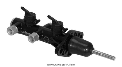 Wilwood Tandem Remote Master Cylinder - 15/16in Bore Black Wilwood