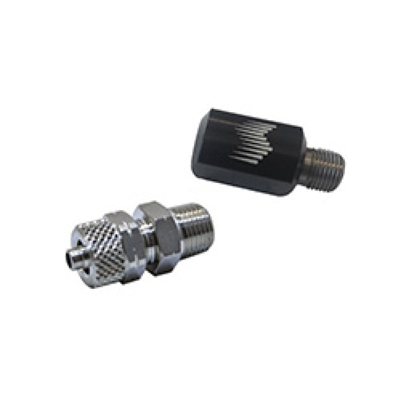 Snow Performance 90 Degree Nozzle Holder (1/8in. NPT to 1/4in. OD Tube) - Black - eliteracefab.com