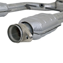 Load image into Gallery viewer, BBK 96-04 Mustang 4.6 GT / Cobra Short Mid H Pipe w Catalytic Converters 2-1/2 For Long Tube Headers - eliteracefab.com