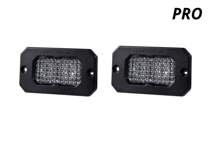 Diode Dynamics Stage Series 2 In LED Pod Pro - White Flood Flush ABL (Pair) Diode Dynamics
