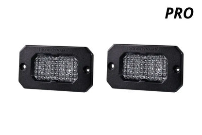 Diode Dynamics Stage Series 2 In LED Pod Pro - White Flood Flush ABL (Pair) Diode Dynamics