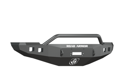 Road Armor 10-18 Ram 2500 Stealth Front Winch Bumper w/Pre-Runner Guard - Tex Blk Road Armor