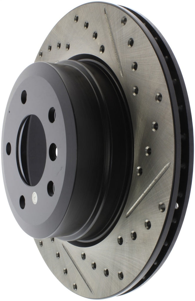 StopTech Slotted & Drilled Sport Brake Rotor - eliteracefab.com