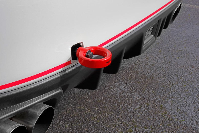 Perrin 15-19 Subaru WRX/STI Tow Hook Kit (Rear) - Red - eliteracefab.com