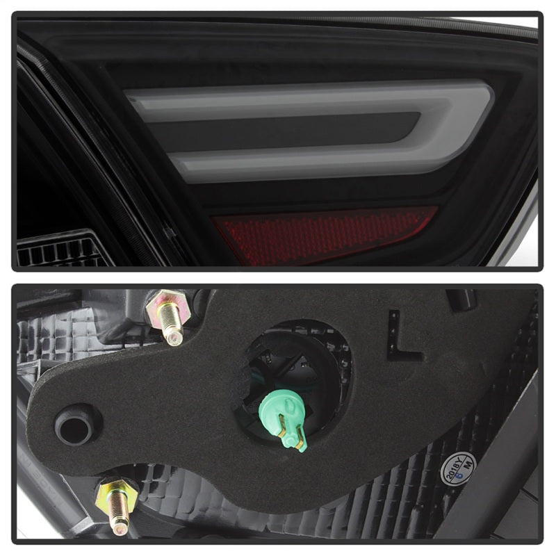 xTune 14-18 Chevy Impala (Excl 14-16 Limited) LED Tail Lights - Black Smoke (ALT-JH-CIM14-LBLED-BSM) - eliteracefab.com