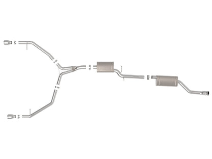 afe MACH Force-Xp 13-16 Audi Allroad L4 SS Cat-Back Exhaust w/ PolishedTips aFe