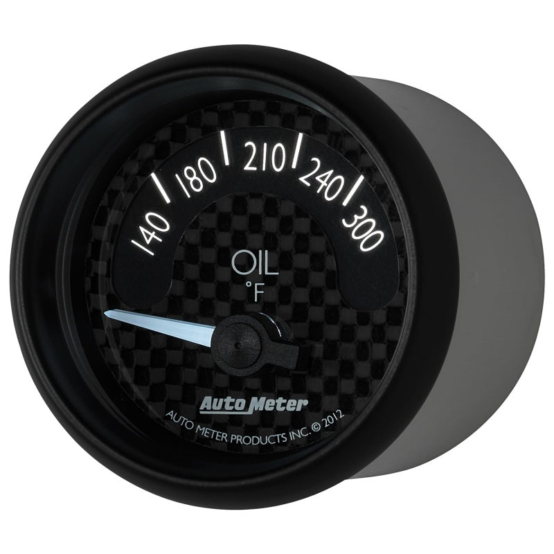 Autometer GT Series 52mm Short Sweep Electronic 140-300 Deg F Oil Temperature 8048