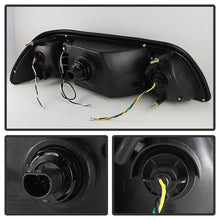 Load image into Gallery viewer, Spyder Ford Mustang 87-93 1PC LED (Replaceable LEDs)Crystal Headlights Black HD-YD-FM87-1PC-LED-BK - eliteracefab.com