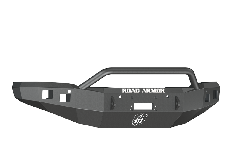 Road Armor 14-15 GMC 1500 Stealth Front Winch Bumper w/Pre-Runner Guard - Tex Blk Road Armor