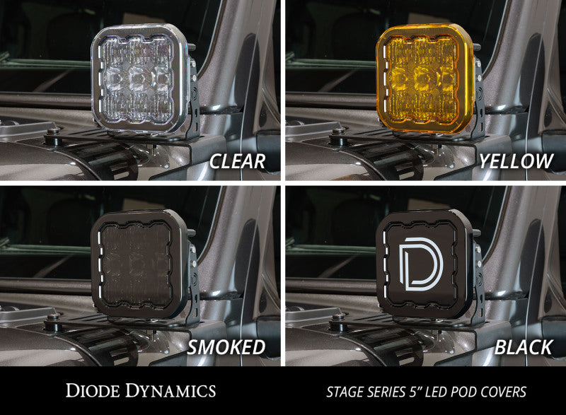 Diode Dynamics SS5 LED Pod Cover Clear Diode Dynamics