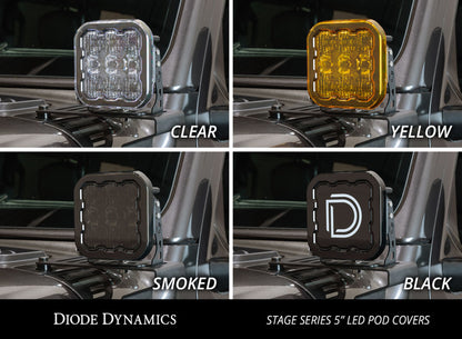 Diode Dynamics SS5 LED Pod Cover - Yellow Diode Dynamics