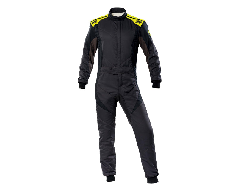 OMP First Evo Overall Anth/F Yellow - Size 58 (Fia 8856-2018)