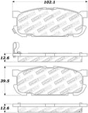 StopTech Premium Ceramic Rear Brake Pads - 308.08910