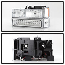 Load image into Gallery viewer, Xtune 92-94 Blazer Full Size Corner/LED Bumper Headlights Chrome HD-JH-CCK88-LED-AM-C-SET - eliteracefab.com