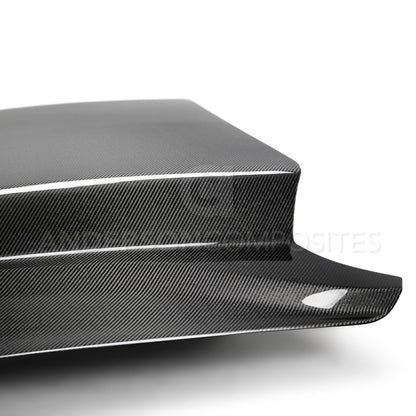 Anderson Composites 2018 Ford Mustang Double Sided Type-CJ 4in Carbon Fiber Cowl Hood Anderson Composites