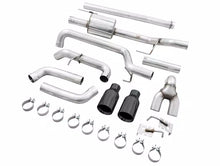 Load image into Gallery viewer, AWE 0FG 21+ Ford F150 Dual Split Rear Cat-Back Exhaust- 5in Diamond Black Tips - eliteracefab.com