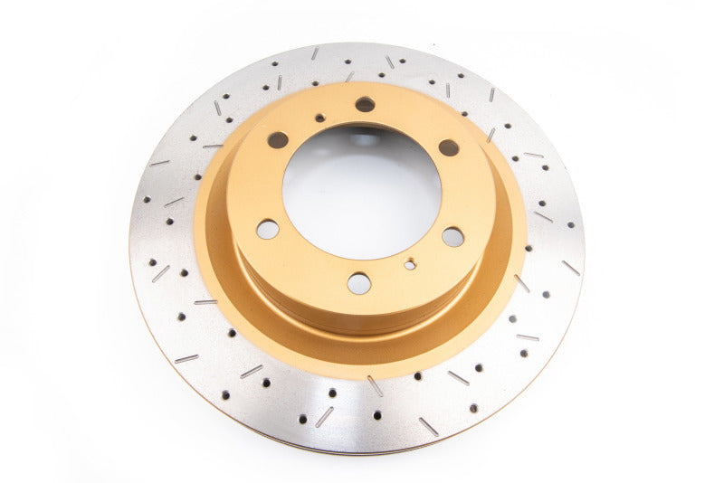 DBA 2012 Toyota 4Runner/11-12 FJ Cruiser Front Drilled and Slotted 4000 Series Rotor DBA