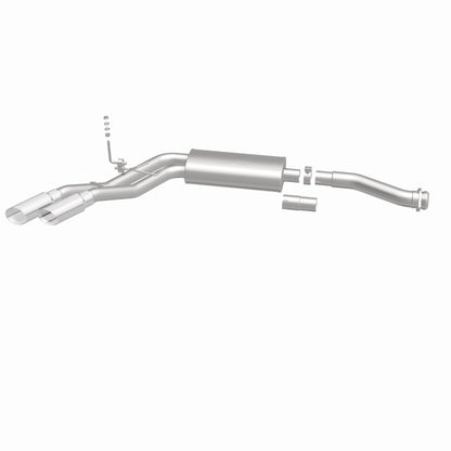 MagnaFlow 11-13 Ford F-150 Pickup Dual Same Side Before P/S Rear Tire Stainless CatBack Perf Exhaust Magnaflow
