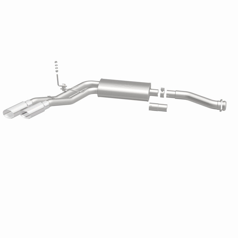 MagnaFlow 11-13 Ford F-150 Pickup Dual Same Side Before P/S Rear Tire Stainless CatBack Perf Exhaust Magnaflow