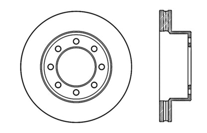 StopTech Slotted & Drilled Sport Brake Rotor Stoptech