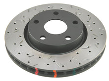 Load image into Gallery viewer, DBA 97-04 Corvette C5/C6 Front Drilled &amp; Slotted 4000 Series Rotor (w/ Black Hub) DBA