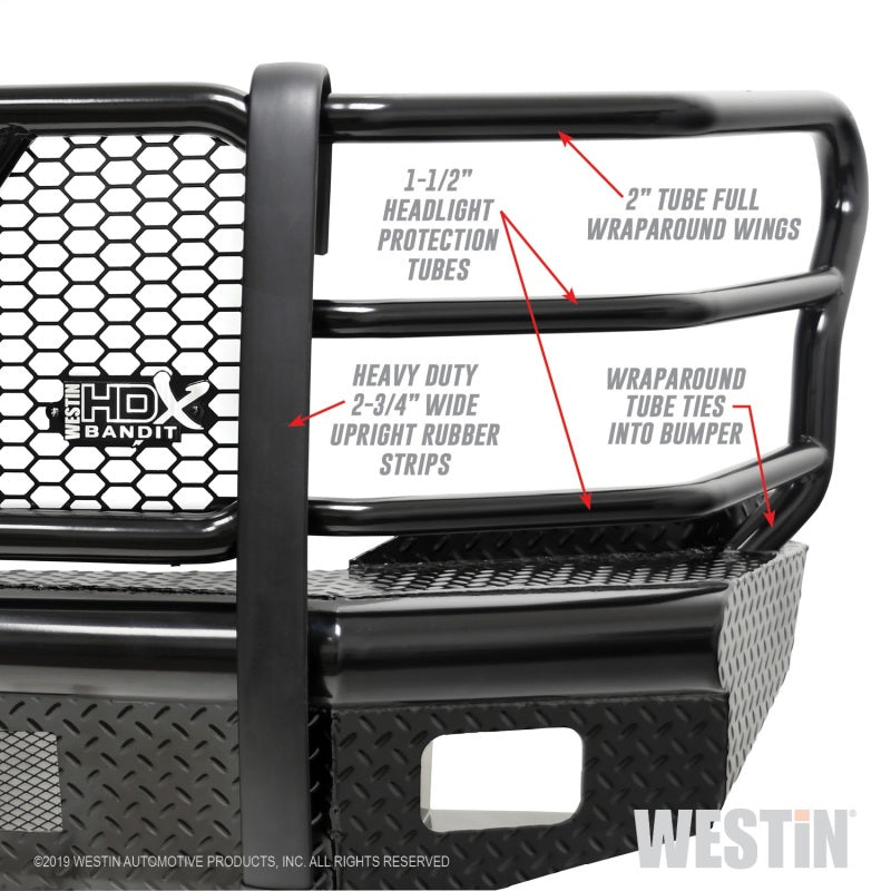 Westin/HDX Bandit 18-20 Ford F-150 (Excl. EcoBoost) Front Bumper - Black Westin