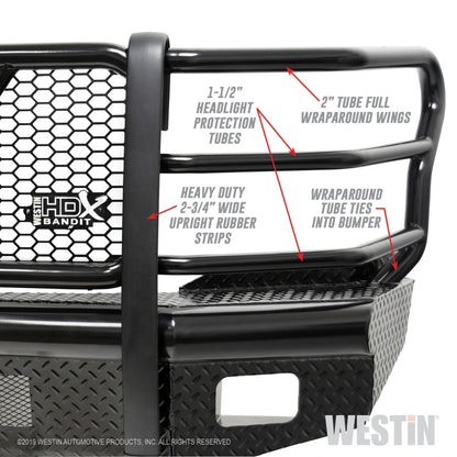 Westin/HDX Bandit 18-20 Ford F-150 (Excl. EcoBoost) Front Bumper - Black Westin