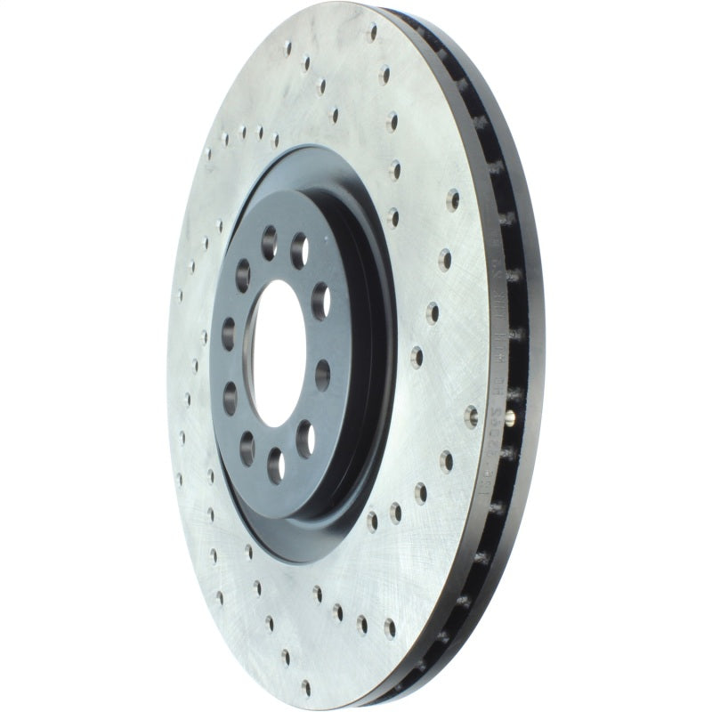 StopTech 00-06 Audi TT Quattro / 03/04-12/04 VW Jetta Left Front Drilled CRYO-STOP Rotor Stoptech