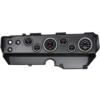 Autometer Cobalt 70-74 E-Body/Cuda/Challenger Dash Kit 6pc Tach / MPH / Fuel / Oil / WTMP / Volt 7029-CB