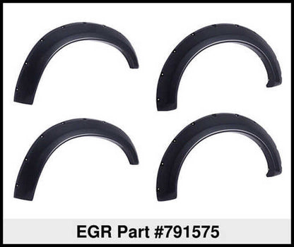 EGR 14+ Chev Silverado 6-8ft Bed Bolt-On Look Fender Flares - Set - Matte