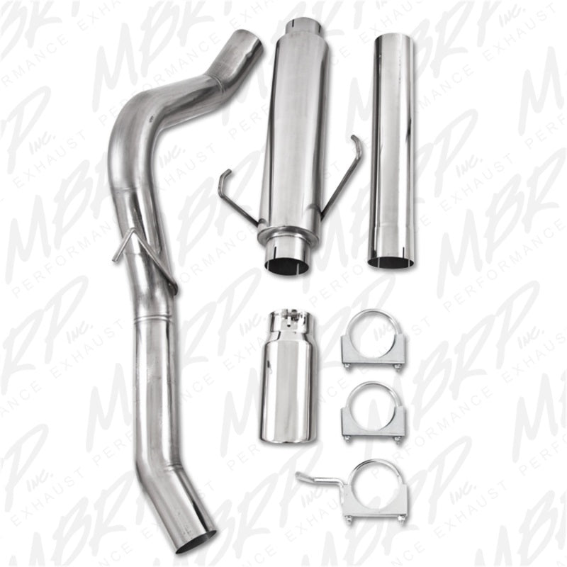 MBRP 2004.5-2007 Dodge 2500/3500 Cummins 600/610 Cat Back Single Side - eliteracefab.com