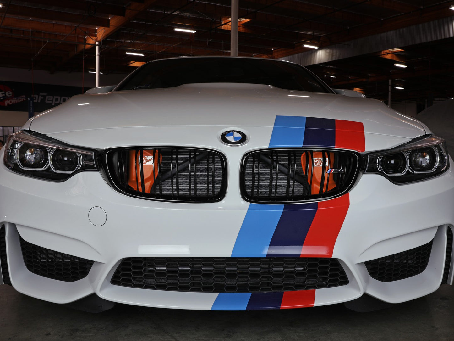 aFe Magnum FORCE Dynamic Air Scoop 15-18 BMW M3/15-20 M4 - Orange - eliteracefab.com