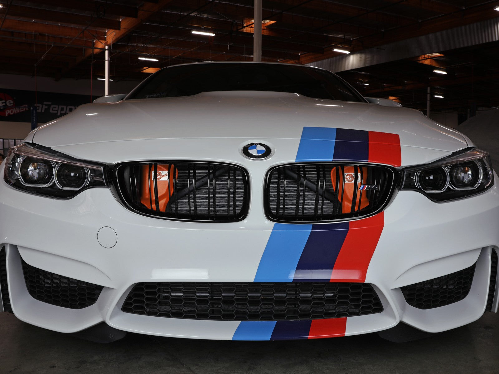 aFe Magnum FORCE Dynamic Air Scoop 15-18 BMW M3/15-20 M4 - Orange - eliteracefab.com