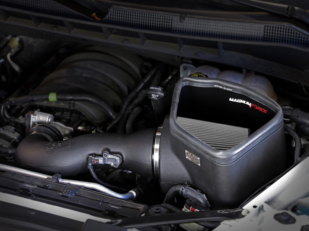 aFe MagnumFORCE Intake Stage-2 Pro Dry S 2019 GM Silverado/Sierra 1500 V6-4.3L V8-5.3/6.2L - eliteracefab.com