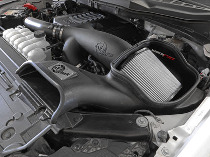 aFe MagnumFORCE Intake Stage-2 Pro DRY S 2021 Ford F-150 V6-3.5L (tt) - eliteracefab.com