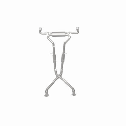 MagnaFlow 14 Infiniti Q50 V6 3.7L Cat-Back Polished Stainless Tips Dual Split Rear Exit Exhaust Magnaflow