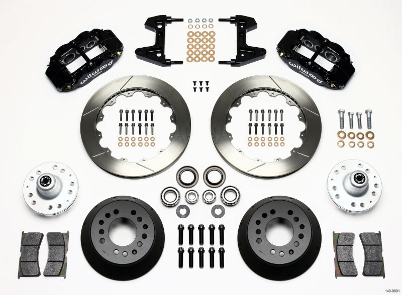 Wilwood Narrow Superlite 6R Front Hub Kit 12.88in 74-80 Pinto/Mustang II Disc Spindle only Wilwood