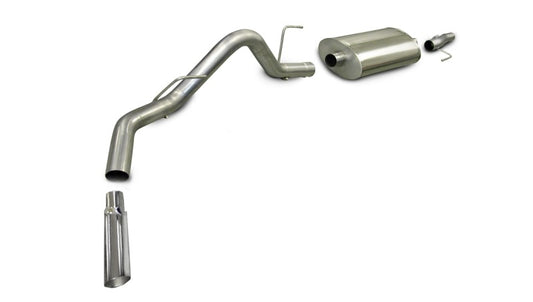 Corsa/dB 05-08 Ford F-150 SuperCrew/5.5ft Bed 4.6L V8 Polished Sport Cat-Back Exhaust CORSA Performance
