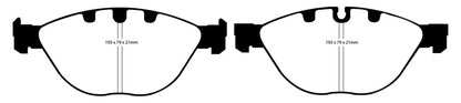 YellowStuff Front Brake Pads - DP41482R EBC