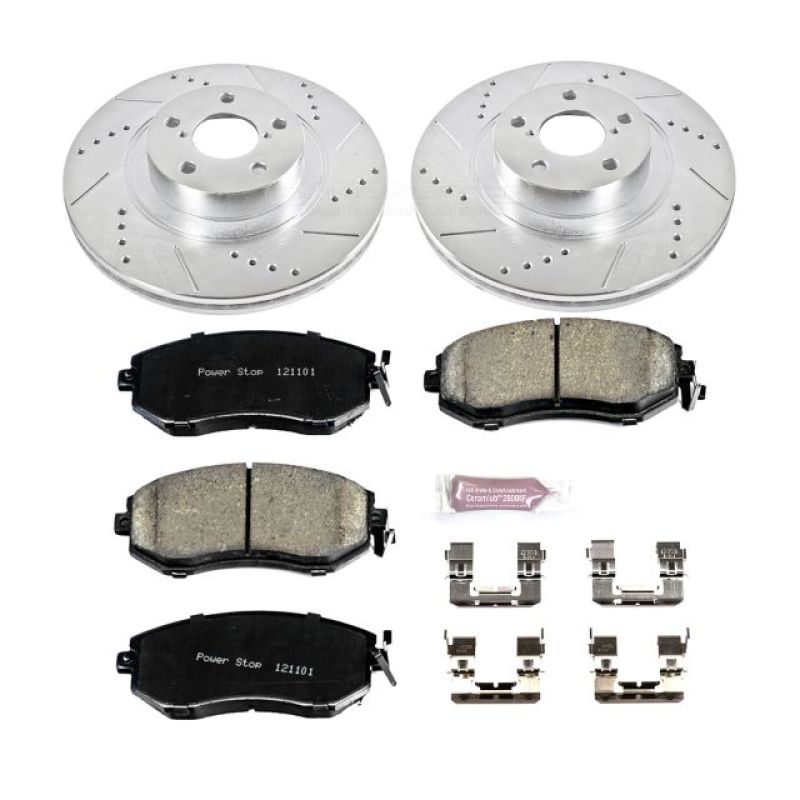 Power Stop 13-16 Scion FR-S Front Z23 Evolution Sport Brake Kit - eliteracefab.com