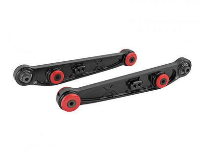 Skunk2 Honda/Acura EG/DC Alpha Series Rear Lower Control Arm Set - Black - eliteracefab.com