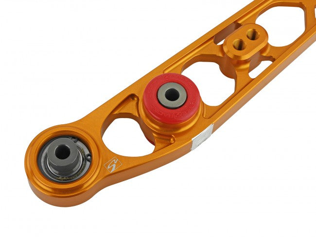 Skunk2 Honda/Acura EG/DC Ultra Series Rear Lower Control Arm Set - Gold - eliteracefab.com