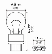 Load image into Gallery viewer, Hella Bulb 3157 12V 27/7W W25X16Q S8 (2)