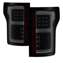 Load image into Gallery viewer, Spyder 15-18 Ford F-150 LED Tail Lights (w/Blind Spot) - Black Smoke (ALT-YD-FF15015BS-LBLED-BSM) - eliteracefab.com