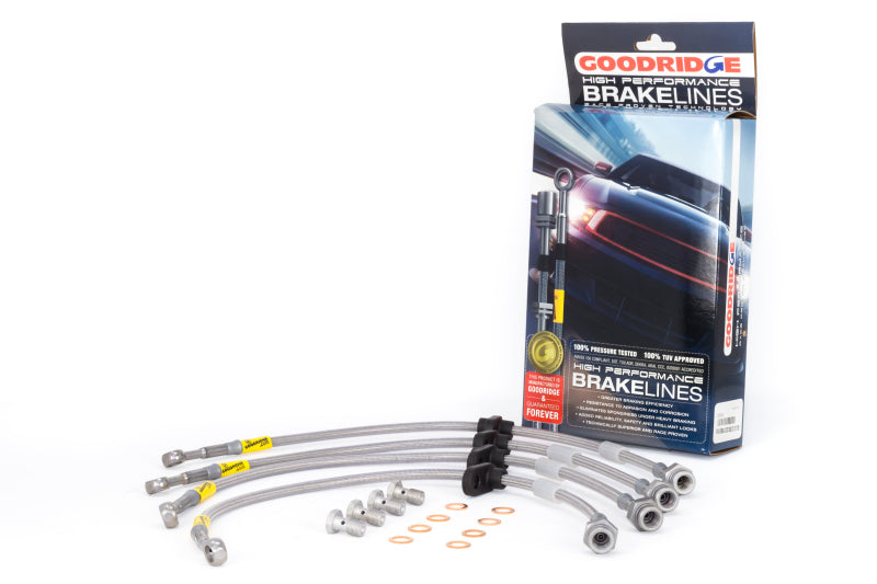 Goodridge 98-00 Honda Accord w/ Rear Disc Brake Lines - eliteracefab.com