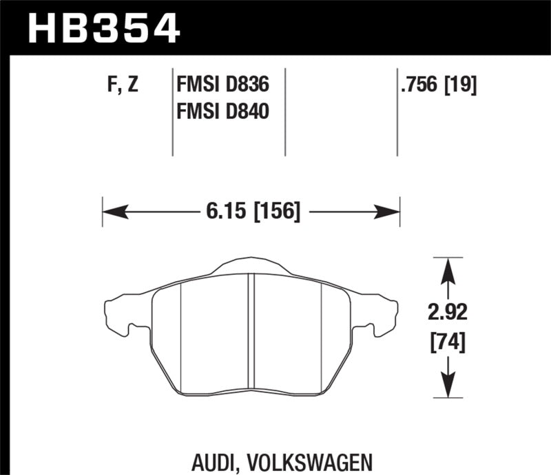 Hawk HPS Street Brake Pads - eliteracefab.com